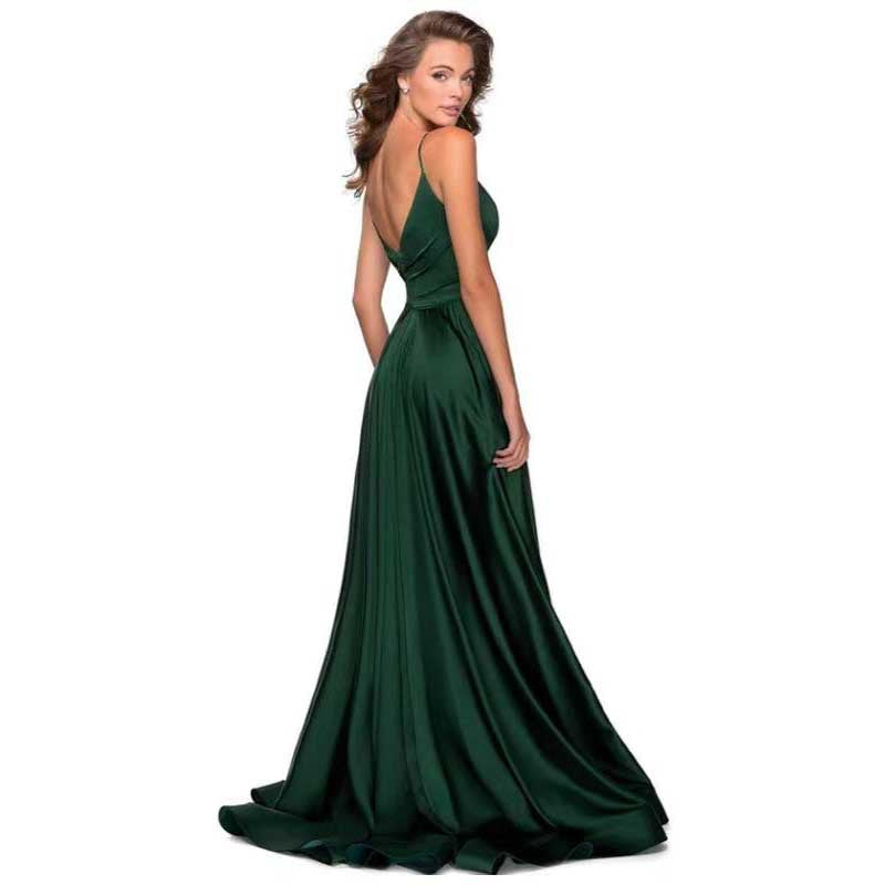 Satin Chiffon Bridesmaid Dress