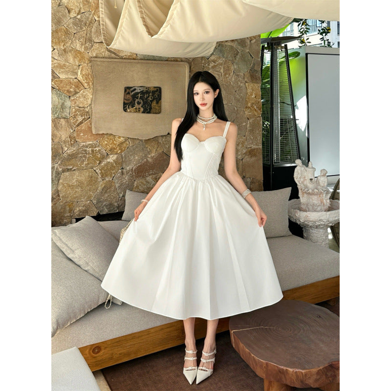 Spaghetti Strap A-Line Short Homecoming Dress