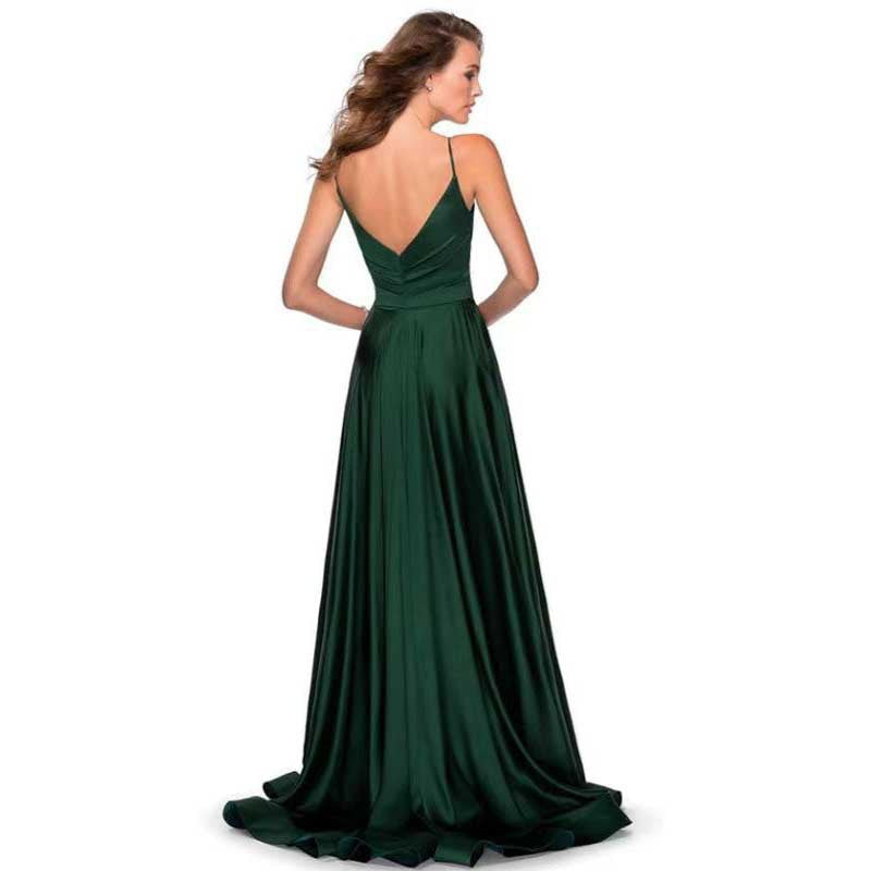 Satin Chiffon Bridesmaid Dress