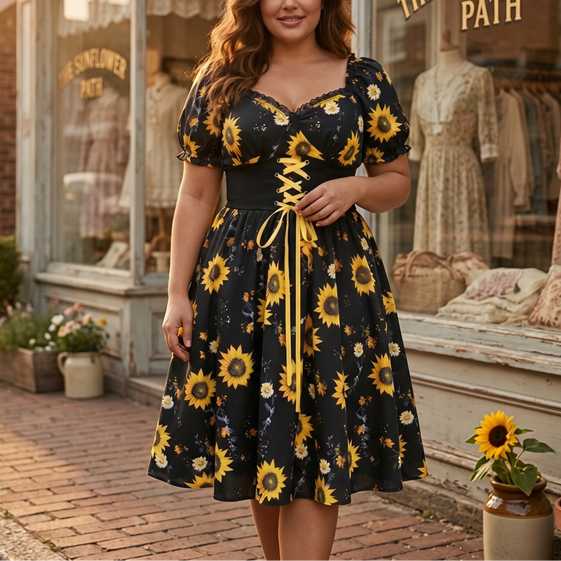 Corset Midi Dress