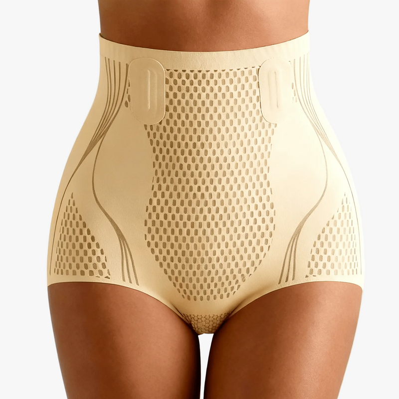 Beige Silky Shapewear