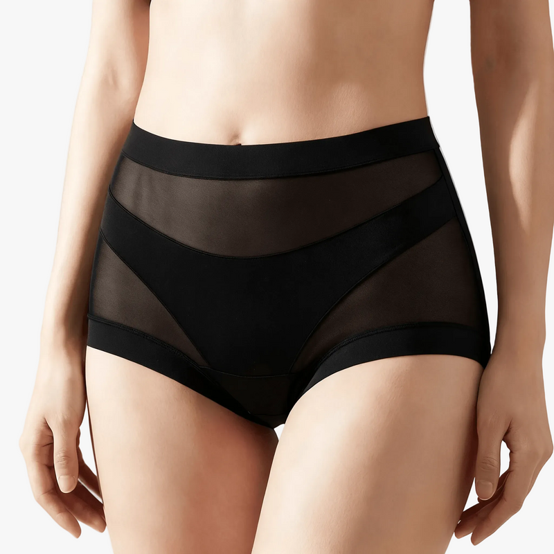 Black Mesh Underwear
