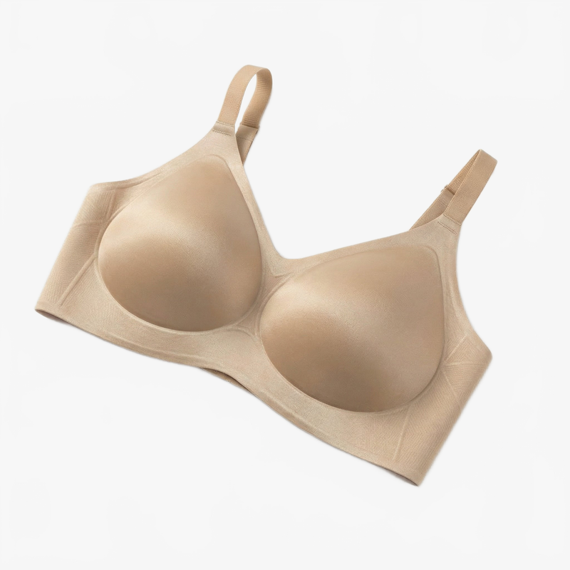 Beige Brown Bra