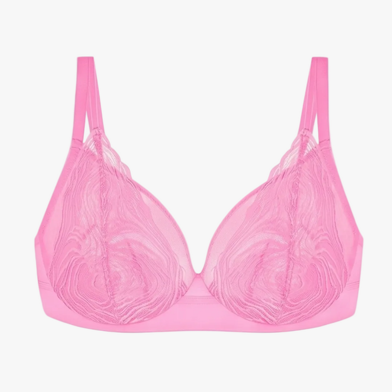 Pink Lace Bra