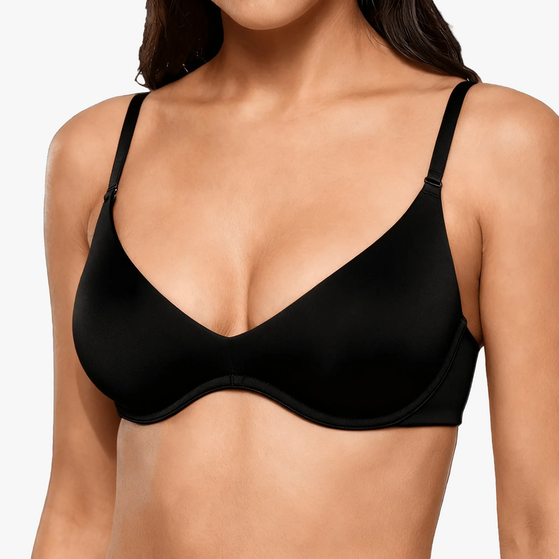 Black Beige Bra