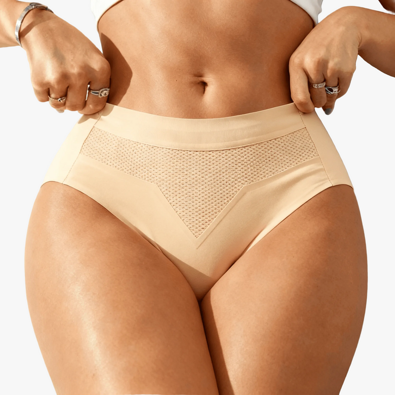 Beige Blue Underwear